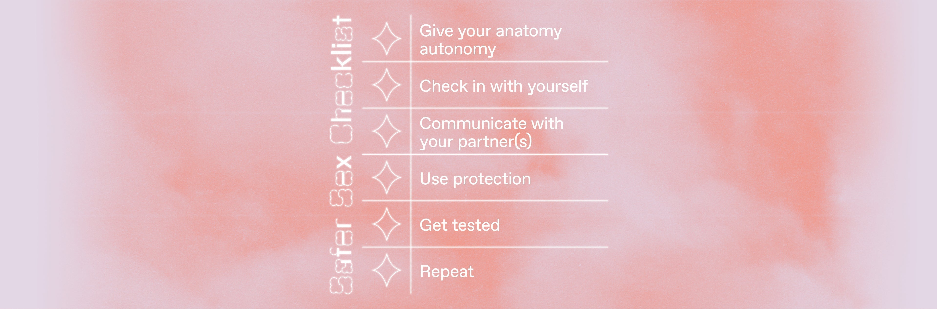 Safer Sex Checklist #UncutJems